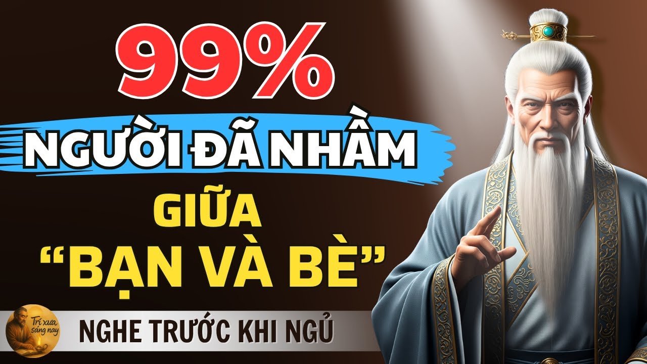 CỔ NHÂN DẠY - 99% CHÚNG TA đã nhầm lẫn giữa BẠN VÀ BÈ | Triết Lý Cổ Nhân
