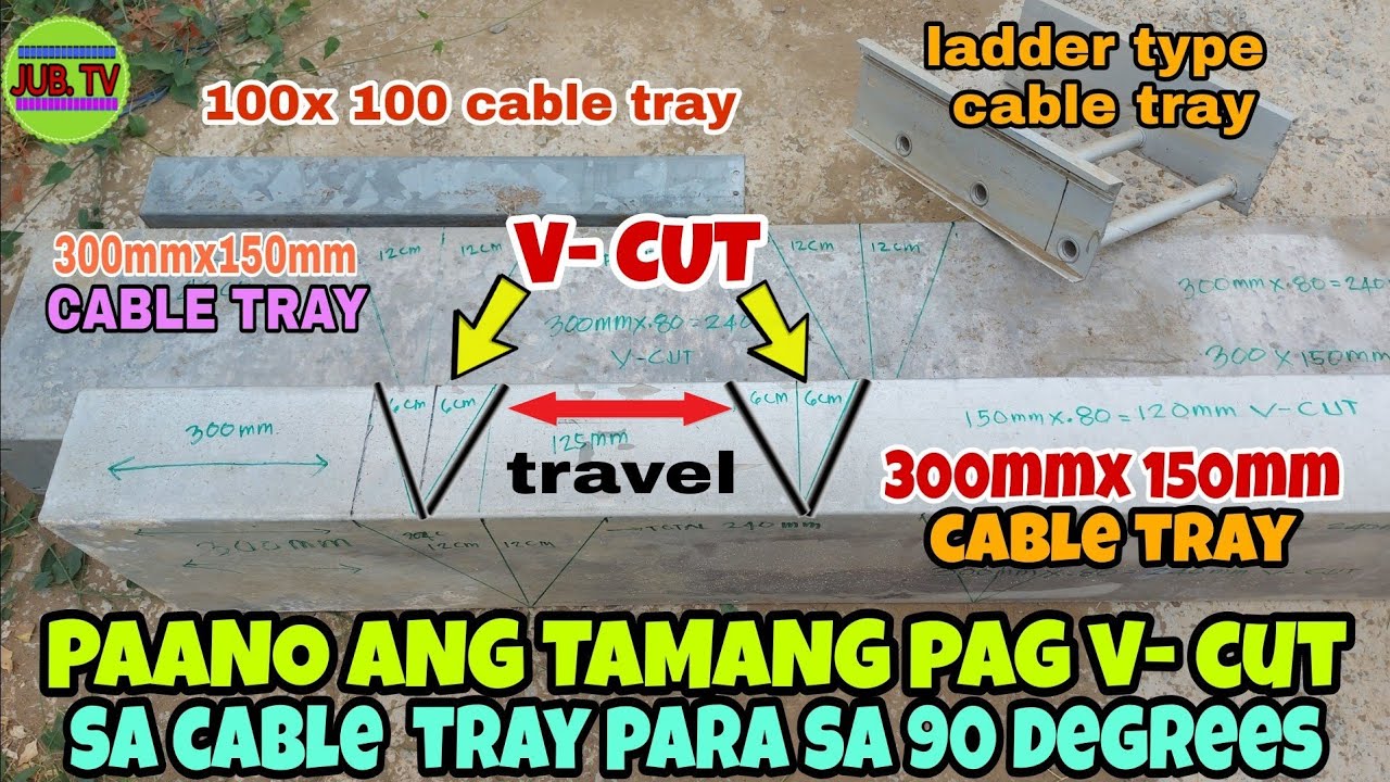 TIPS KONG PAANO GAMITIN ANG FORMULA NA X.80 SA 90 DEGREES NG CABLE TRAY