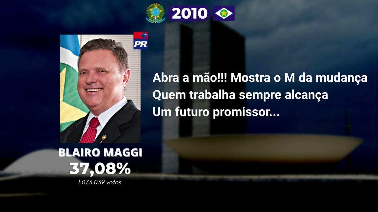 Jingle Blairo Maggi - Senador (Mato Grosso). Eleições 2010 (Legendado)