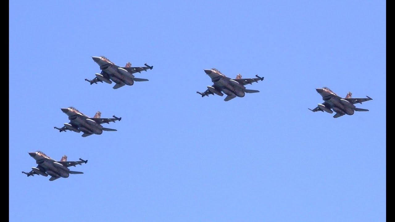 מטס יום העצמאות 2016  4Kᵁᴴᴰ  Israel Independence Day Airshow