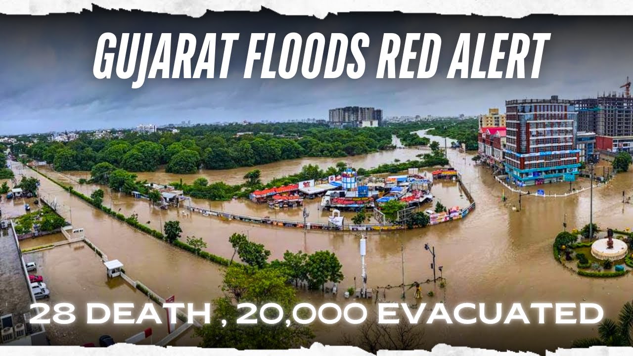 Gujarat floods: Death toll rises to 28, more rain likely today as IMD issues 'red' alert