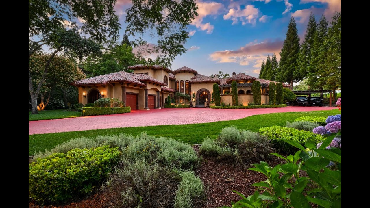 INSIDE a $6M+ GATED LOOMIS ESTATE with PRIVATE THEATER & 2,600 SQ FT GARAGE! (5 Acres + Guest House)