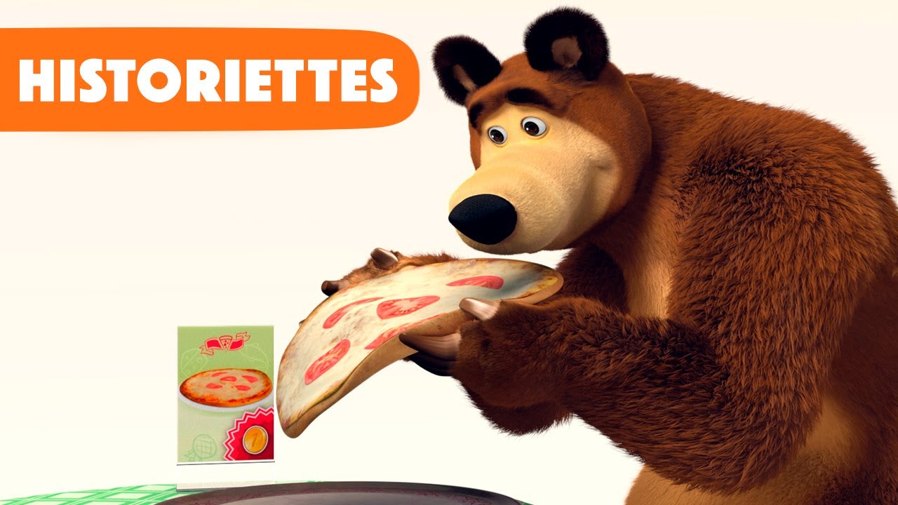 Masha et Michka 👧 Historiettes 🐻 Nouvelle histoire 💥 Superpizza 🍕🍍 (Épisode 3)