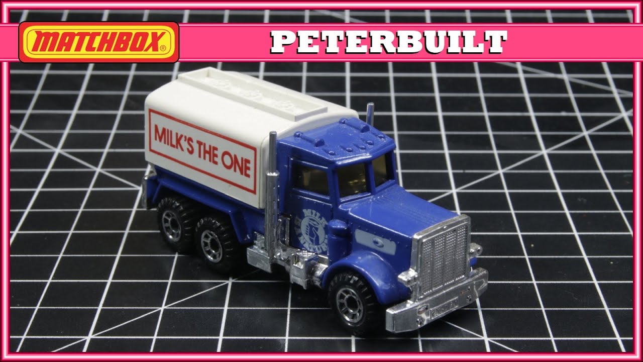 Танкер Matchbox Peterbuilt — раскрась его в розовый цвет