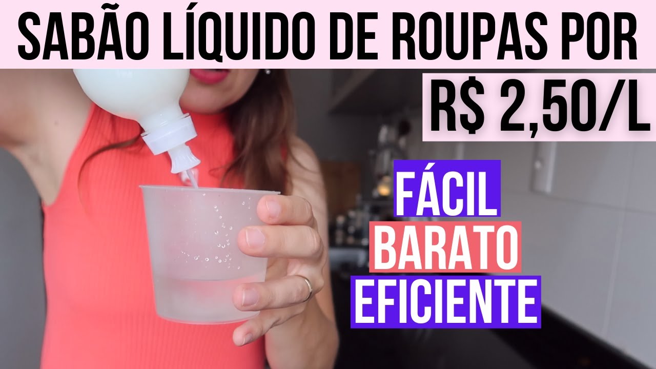 NÃO COMPRE SABÃO DE ROUPAS. Use estes 2 substitutos que vc tem em casa