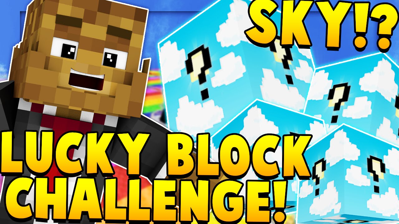 SKY LUCKY BLOCK MOD CHALLENGE Race | Minecraft - Lucky Block Mod | JeromeASF
