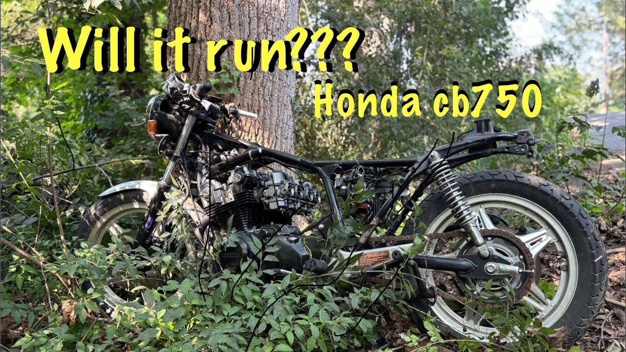 Forgotten Honda cb750 hasn’t run in years!!! Will it run and drive???