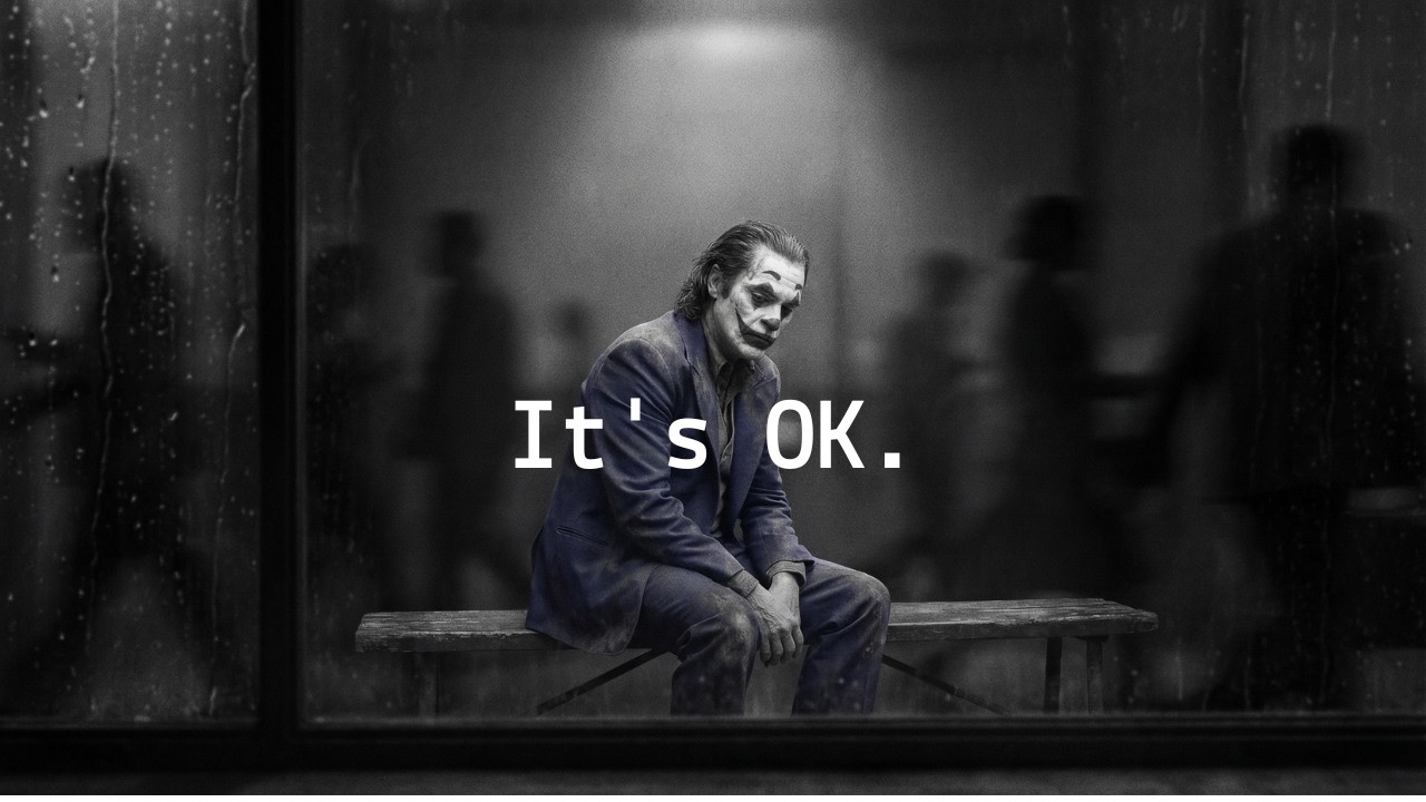 It's OK  (The Dark Psychology of Being Alone)