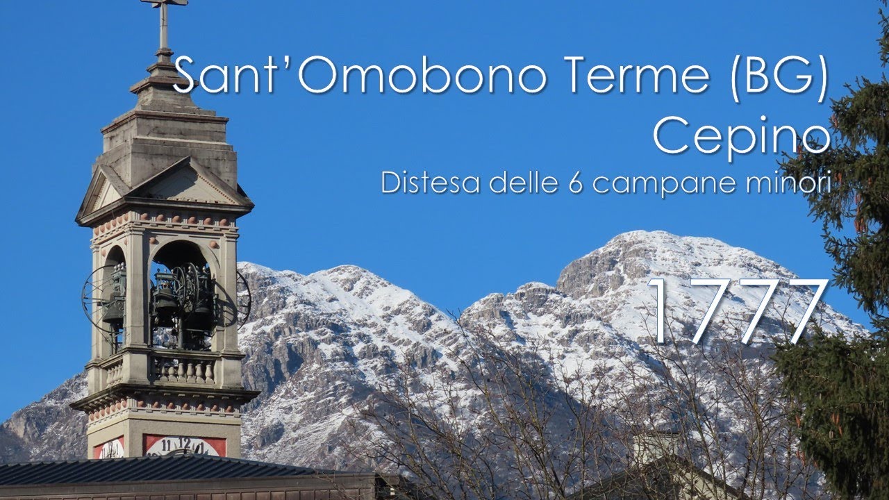 Le campane di Sant'Omobono Terme (BG) - fraz. Cepino - Distesa delle 6 minori