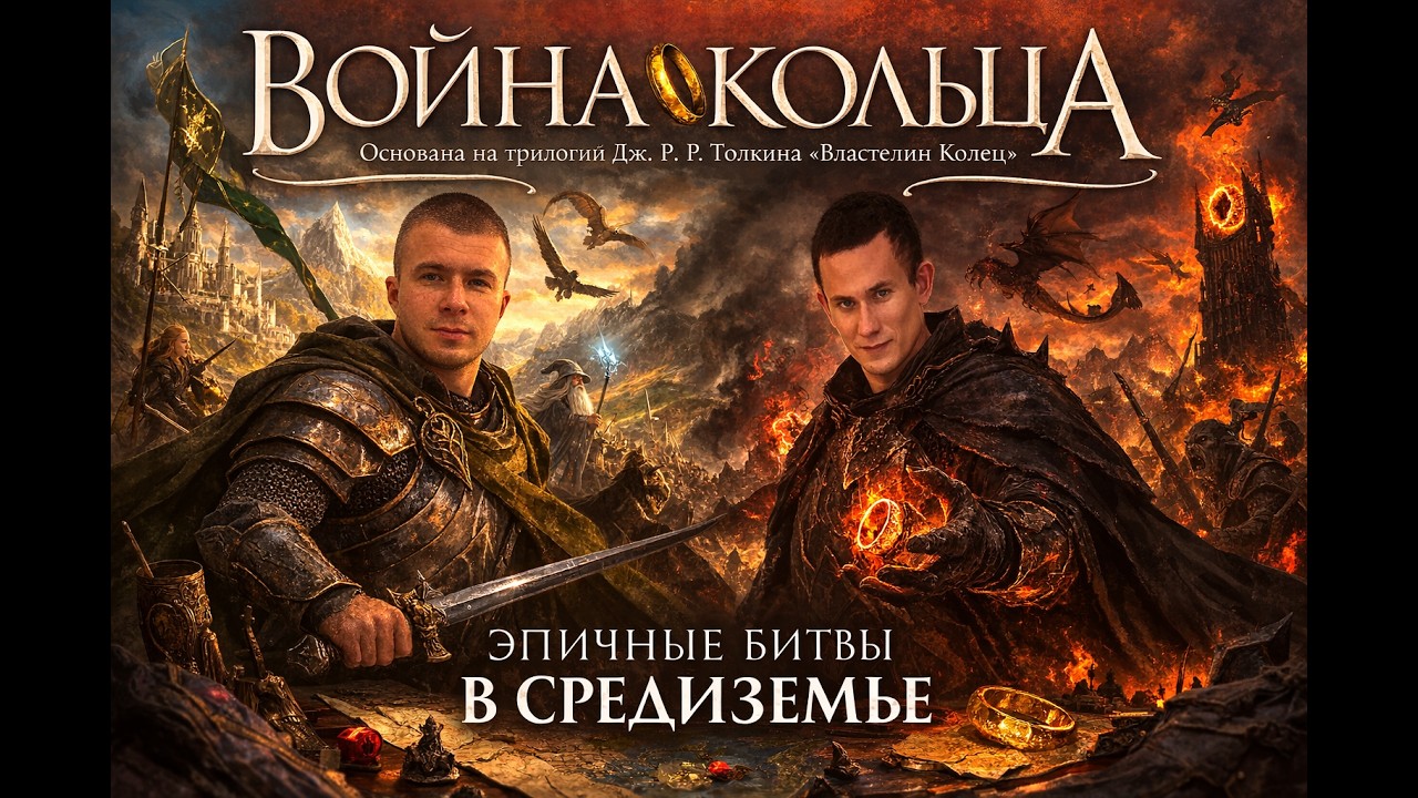 Настольная игра Война Кольца | играем, летсплей, обзор, отзывы