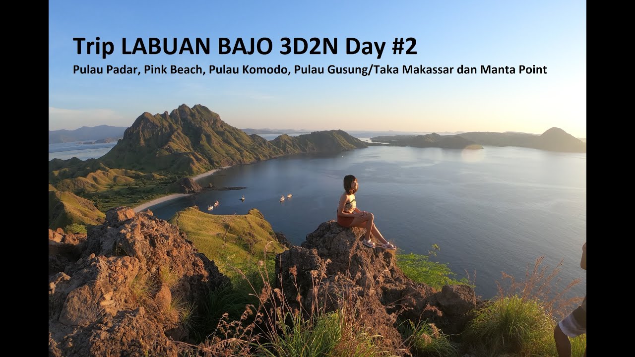 INFOWISATA LABUAN BAJO  3 HARI 2 MALAM ke Pulau PADAR, PINK BEACH, P. KOMODO, P. GUSUNG, MANTA POINT