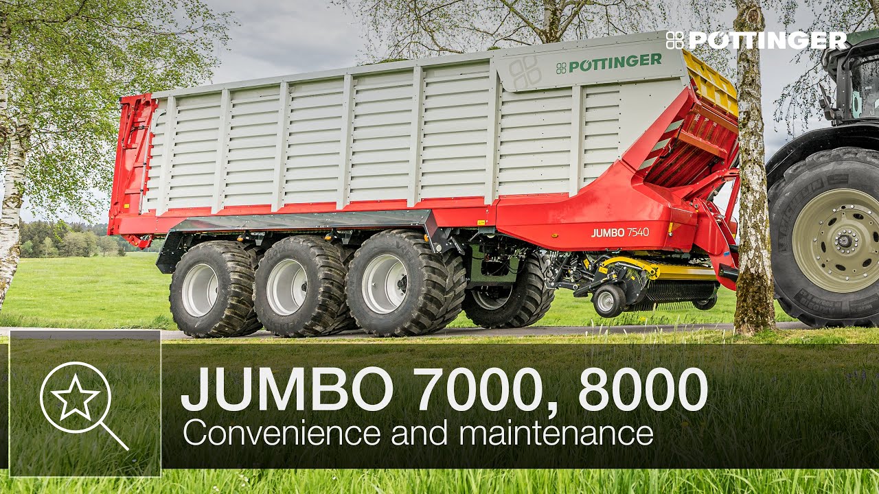 Convenience and maintenance with JUMBO loader wagon | P&Ouml;TTINGER