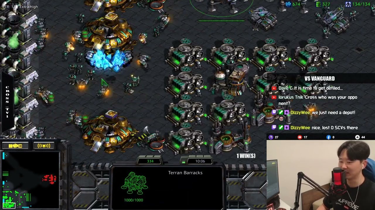 1v1 Vs Vanguard: Game 3&4 | Starcraft Fastest Map Ever 2023