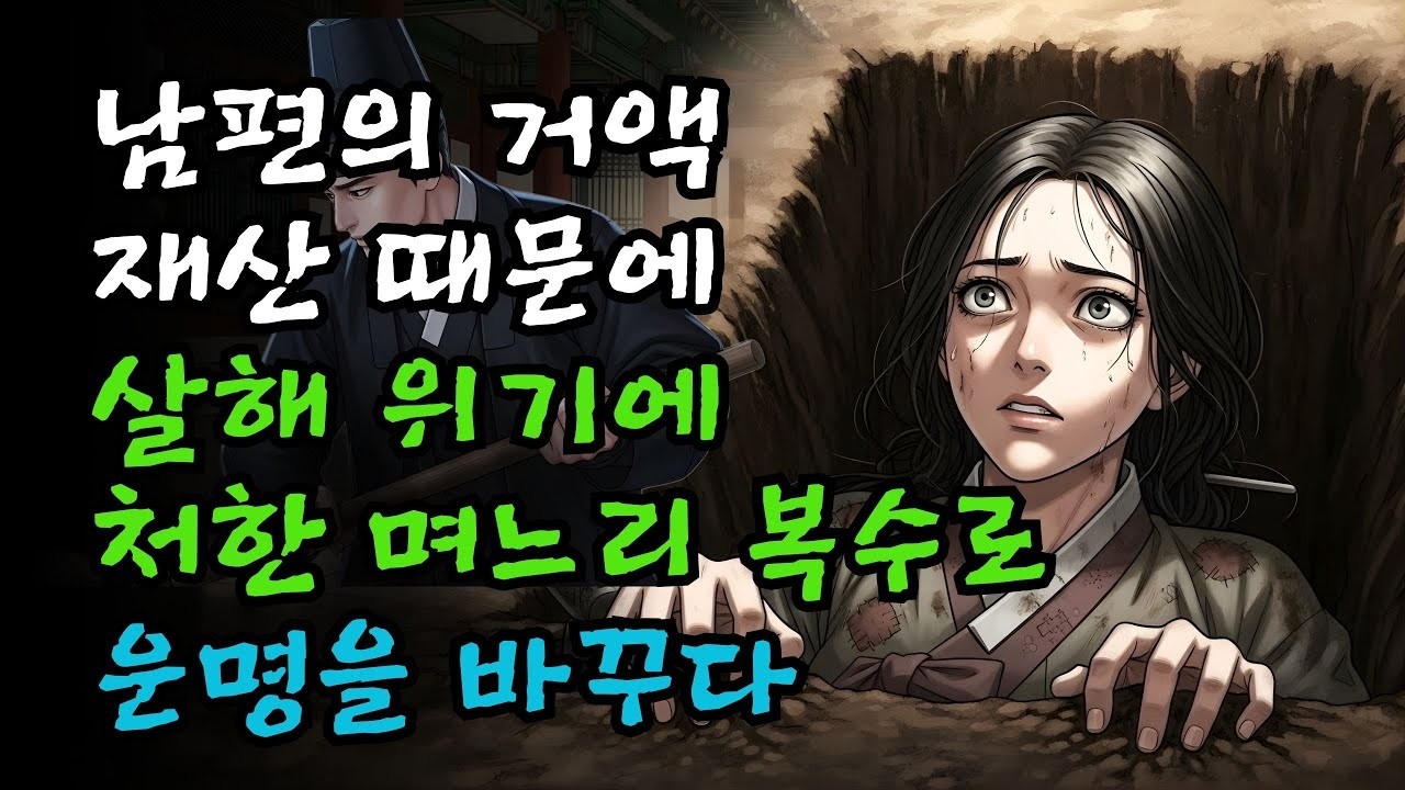 거액 재산 탓에 죽을 뻔한 며느리… 복수로 운명이 뒤집히다 | 야담·민담·전설·옛날이야기