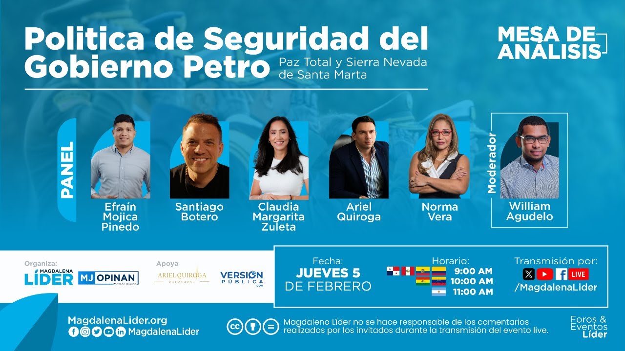 🔴 Mesa de Análisis | Política de Seguridad del Gobierno Petro en Colombia