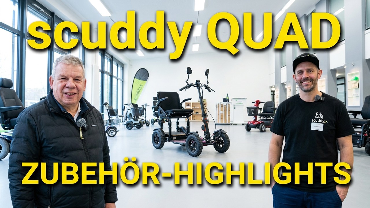 Nützliches Zubehör für den scuddy QUAD