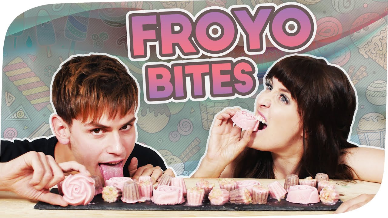FroYo BITES I Frozen Joghurt mit Puffreis | Kostas Kind & Ella TheBee | #flipfood