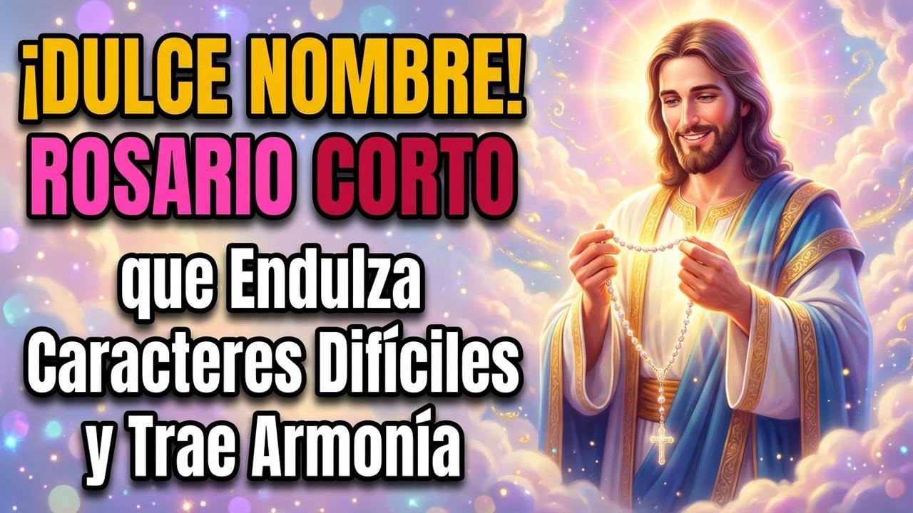 ¡DULCE NOMBRE! ROSARIO CORTO que Endulza Caracteres Difíciles y Trae Armonía.