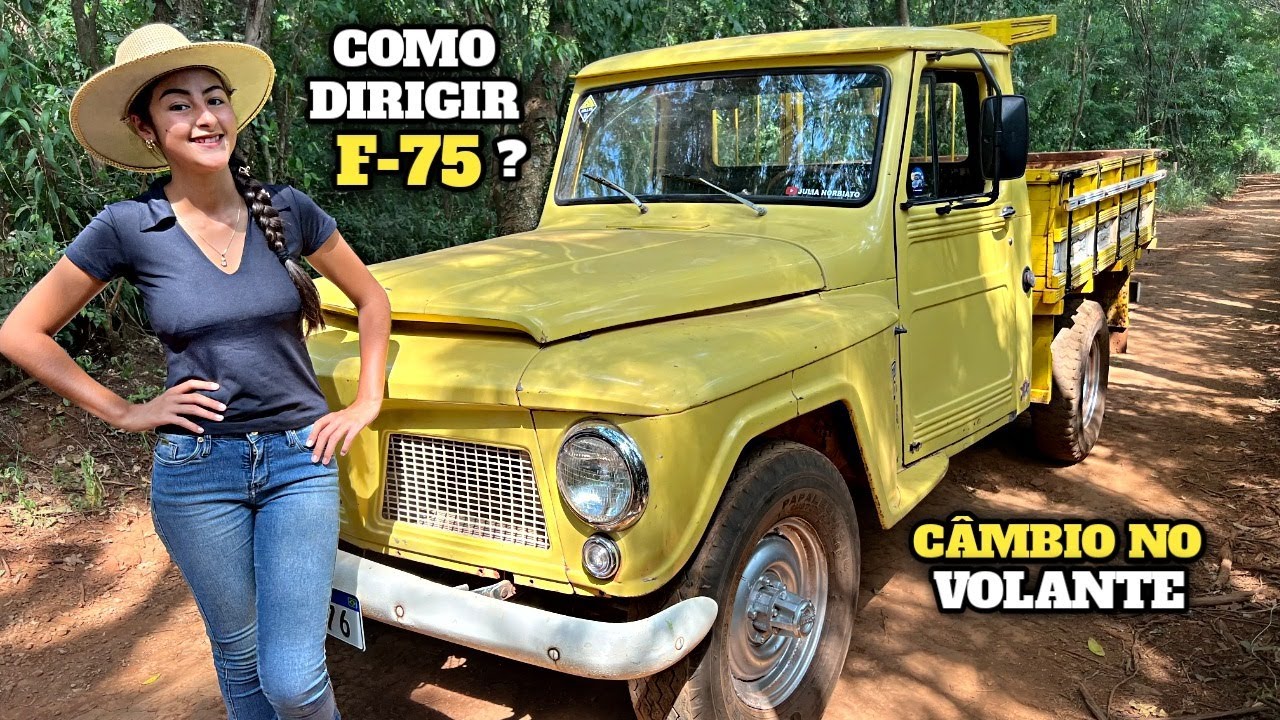 COMO DIRIGIR UMA F-75??? - TROCA DE MARCHAS E REDUZIDA !