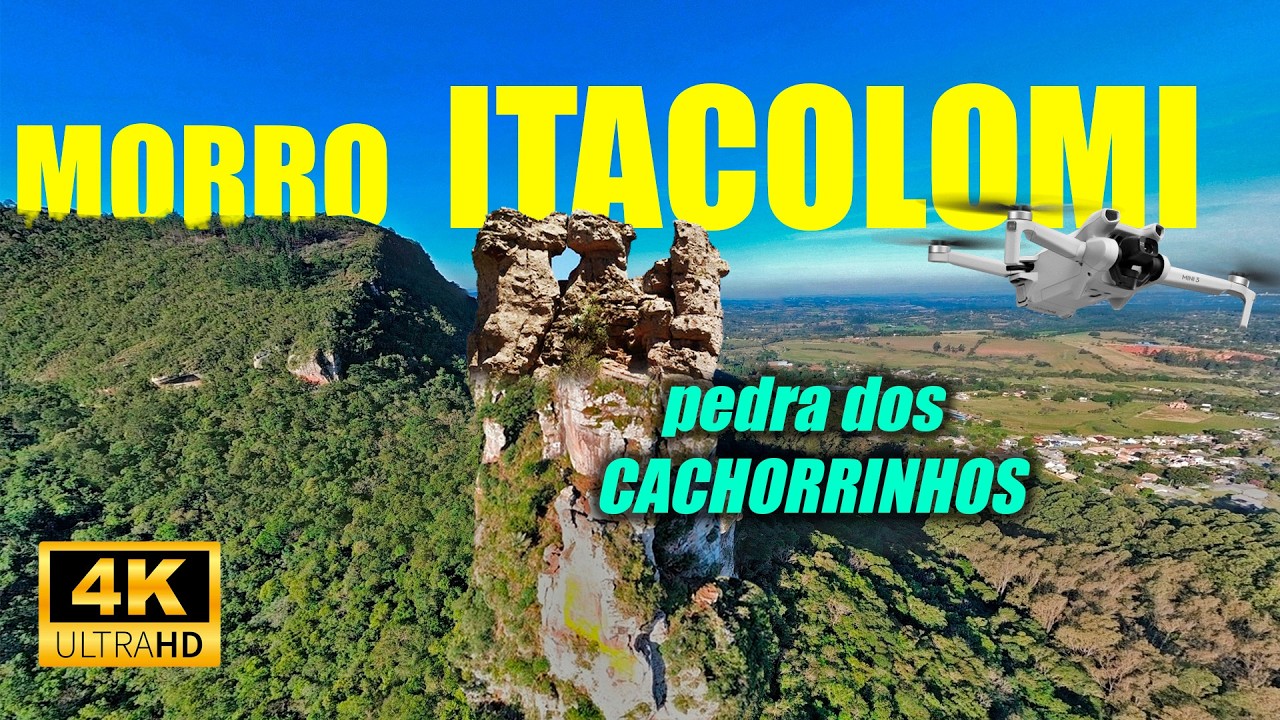 Drone no Morro Itacolomi! Gravataí RS - Drone 4k Ultra HD