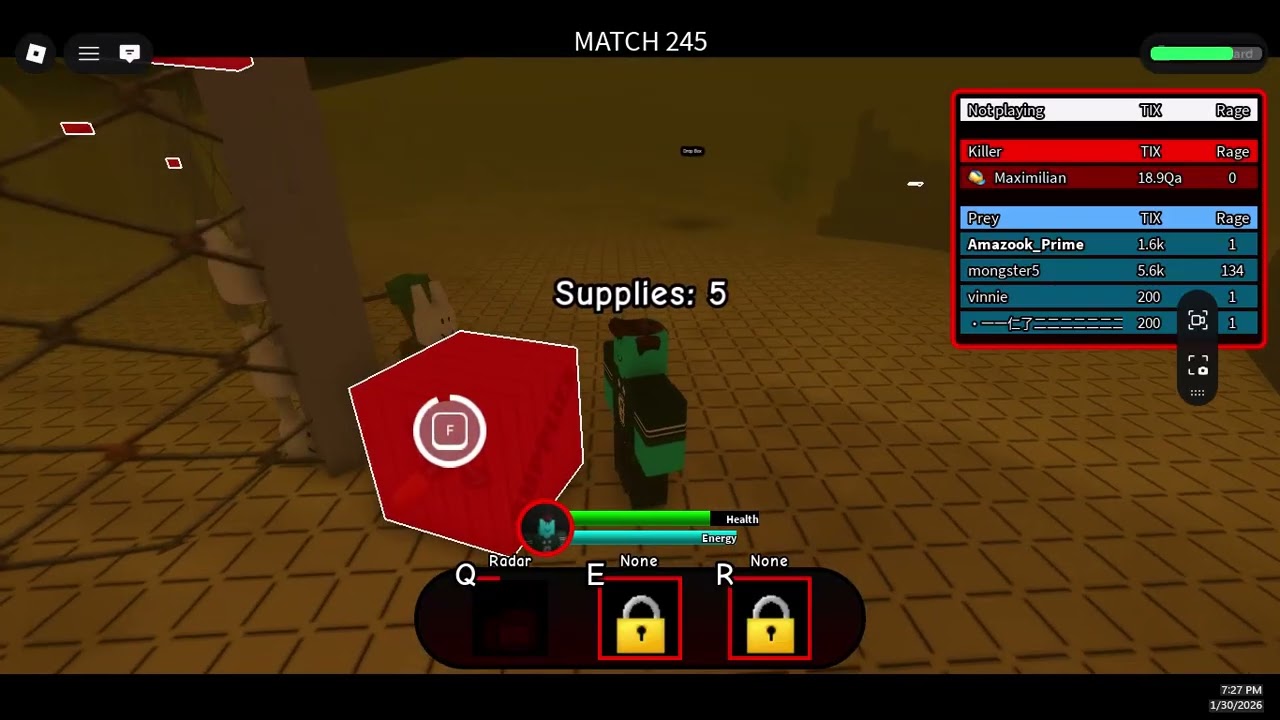 Rampant Rage with dev and admin abuse