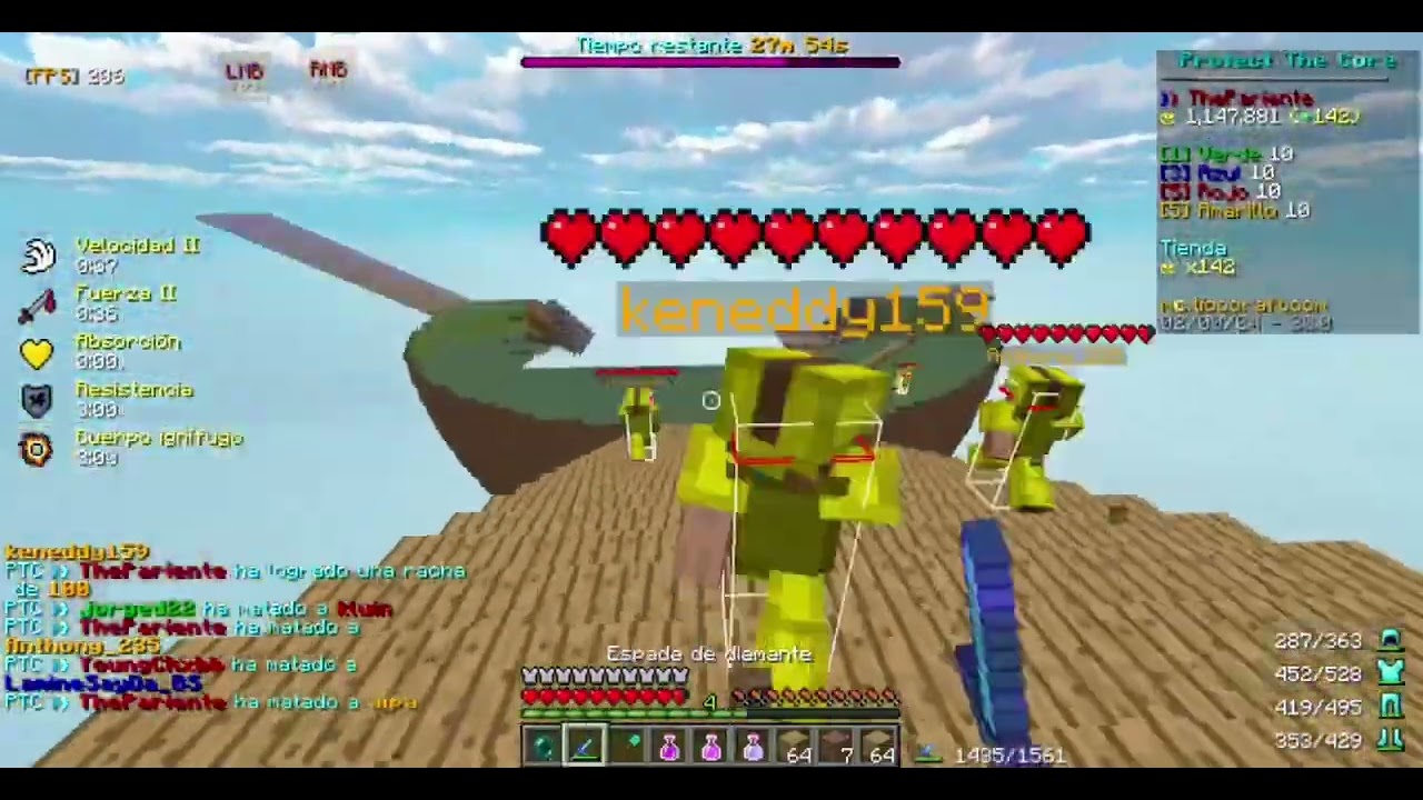 Racheando La cuenta de (ThePariente) Ticocraft  multi x142