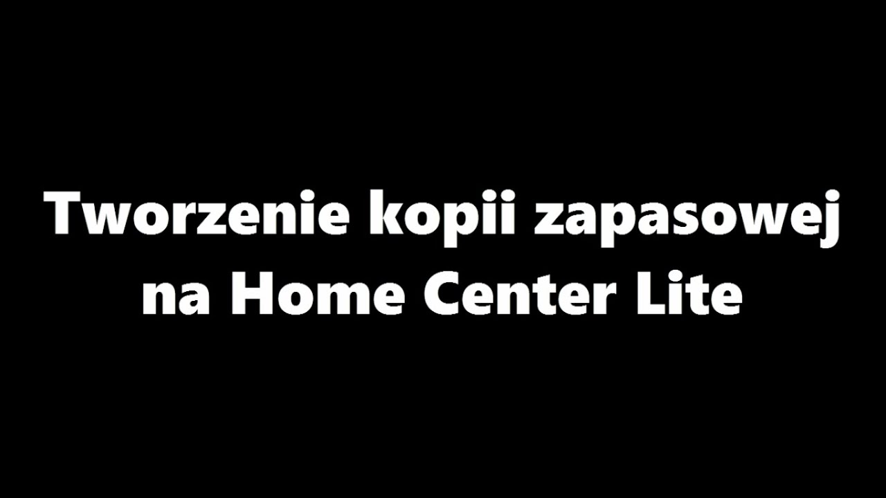 [Tutorial] Fibaro - Tworzenie kopii zapasowej na Home Center Lite