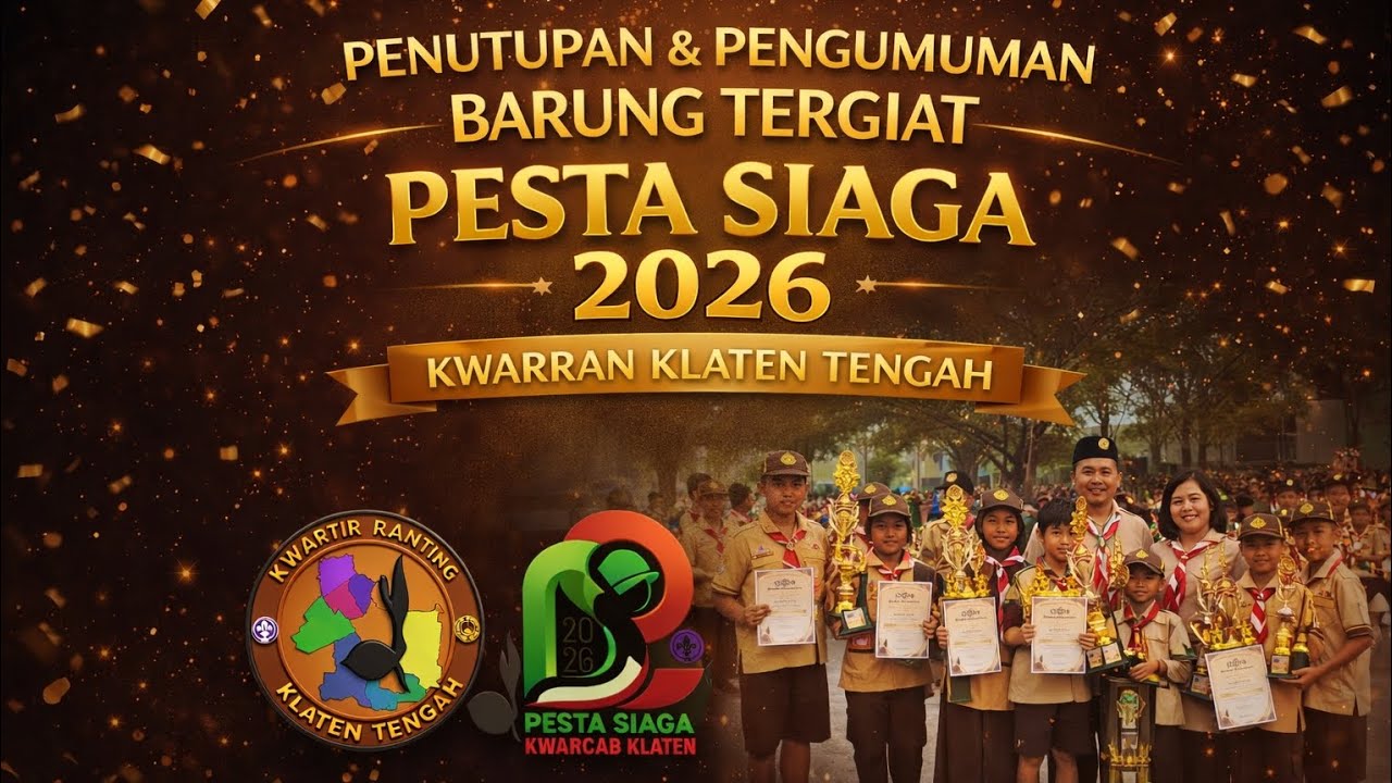 Penutupan & Pengumuman Barung Tergiat | Pesta Siaga 2026 Kwarran Klaten Tengah #fyp #youtube 