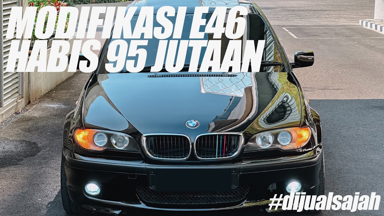 MODIF BMW HAMPIR 100 JT | E46 318i AT 2001 M43 IRIT | TAMPILAN COUPE CONVERTIBLE 330Ci #dijualsajah