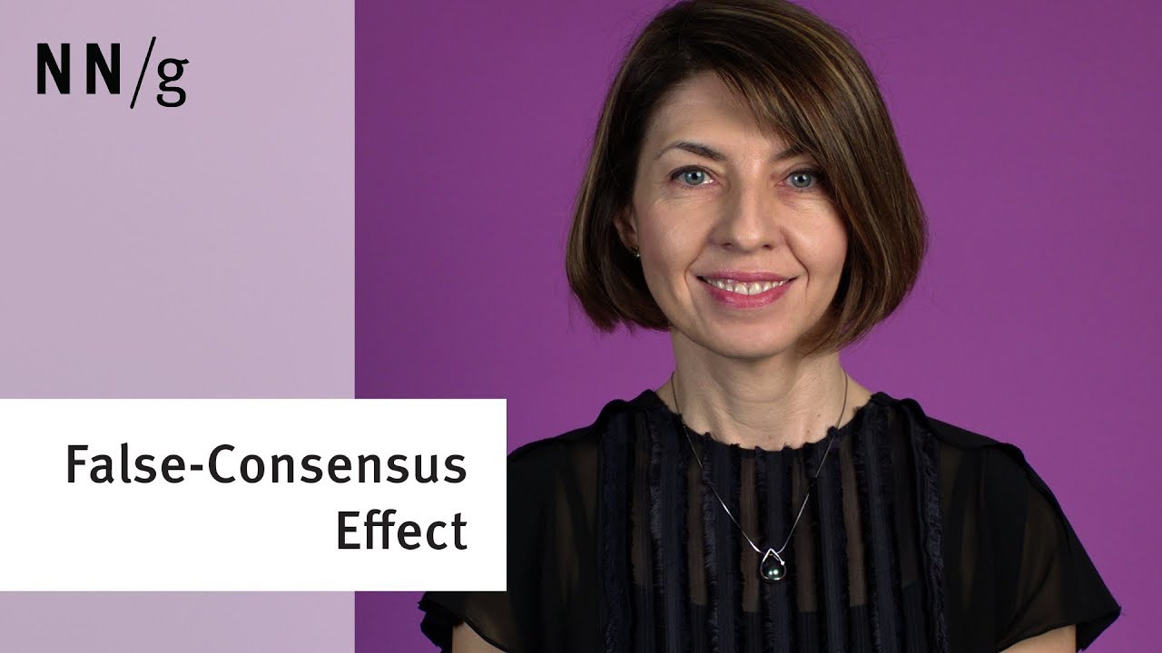 The False-Consensus Effect: You Are Not the User
