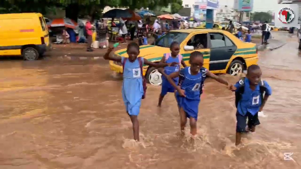 Heavy Rain Flood Westfield The Gambia 🇬🇲 