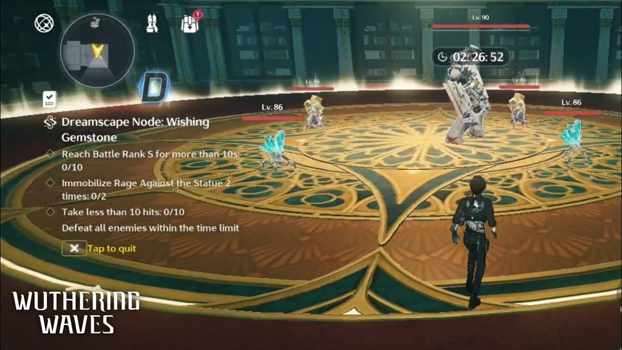 Immobilize Rage Against the Statue 2 times: 0/2 | Wuthering Waves