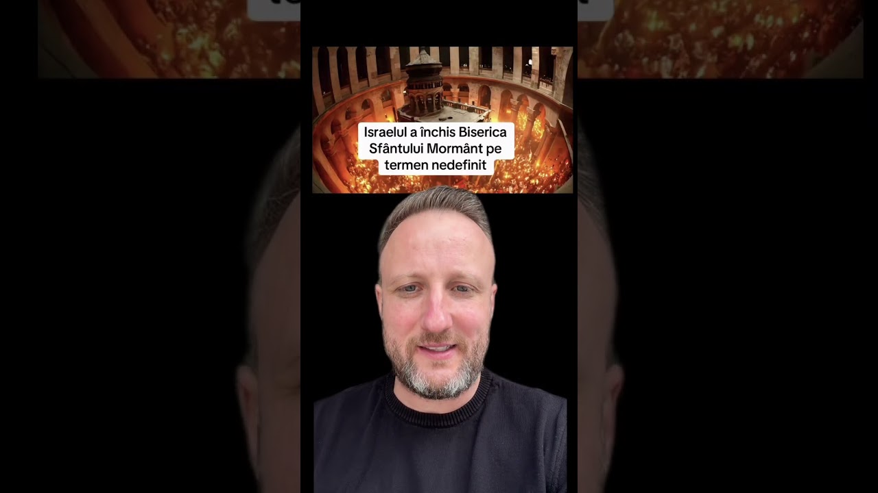 ❗️Biserica Sfântului Mormânt de unde venea “lumina”de Paște a fost închis || Toni Berbece 