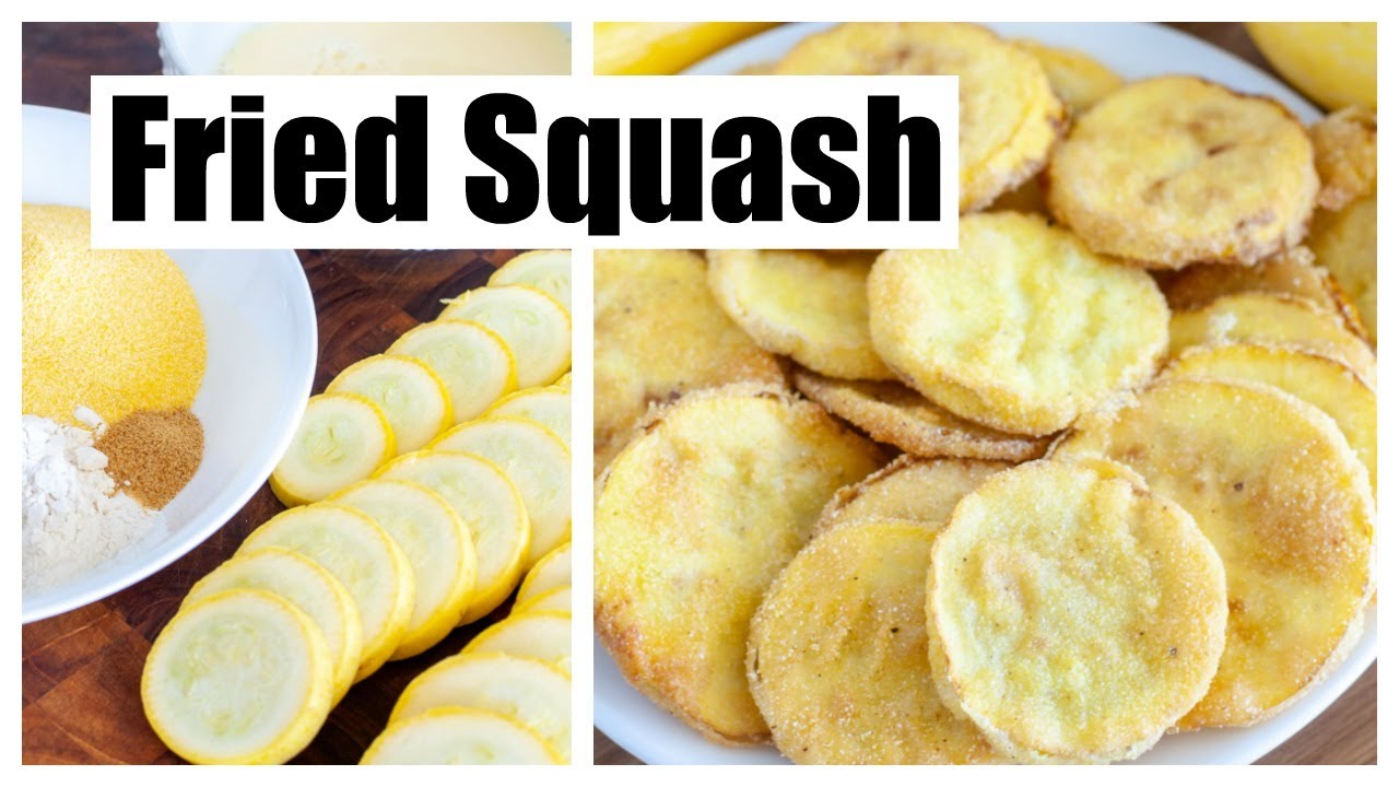 FRIED SQUASH // How to make fried squash