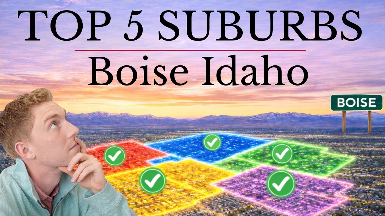 Top 5 suburbs of Boise Idaho Right Now! | Moving to Boise Idaho!