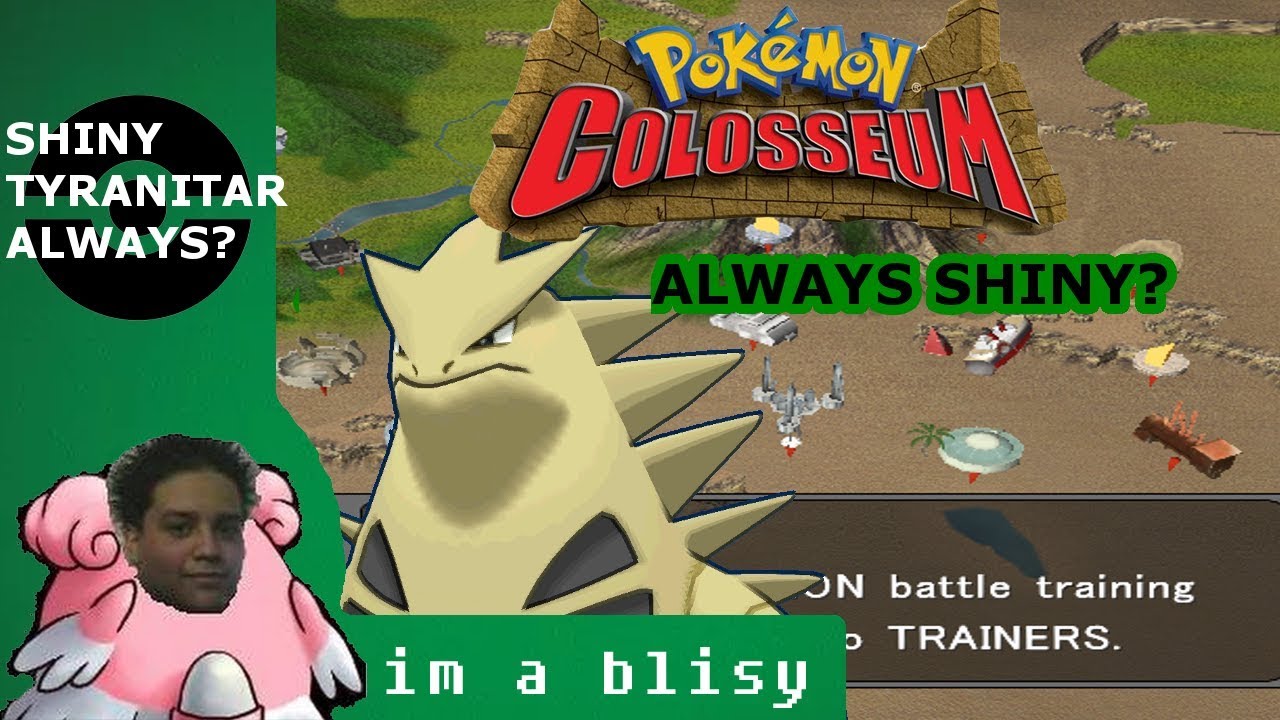 SHINY TYRANITAR GUARANTEED IN POKEMON COLOSSEUM