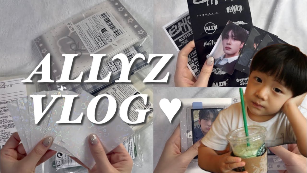 ALLYZ VLOG♥) 또 시작된 테무깡과 포카양도 ••• | 앨리즈로그 | 포카포장 | 알디원 | 백구단 | 테무깡 | 포장용품 | 아기백구 