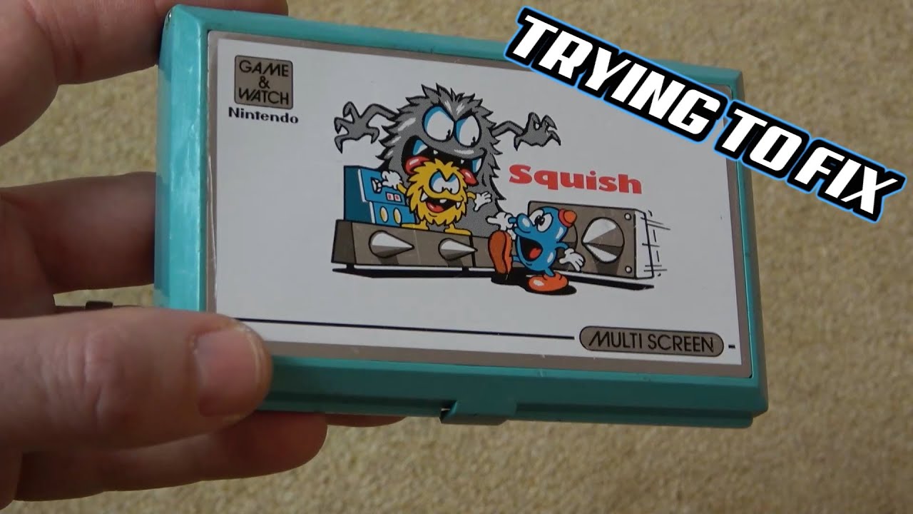 Faulty eBay Nintendo GAME & WATCH - Squish - Trying to FIX