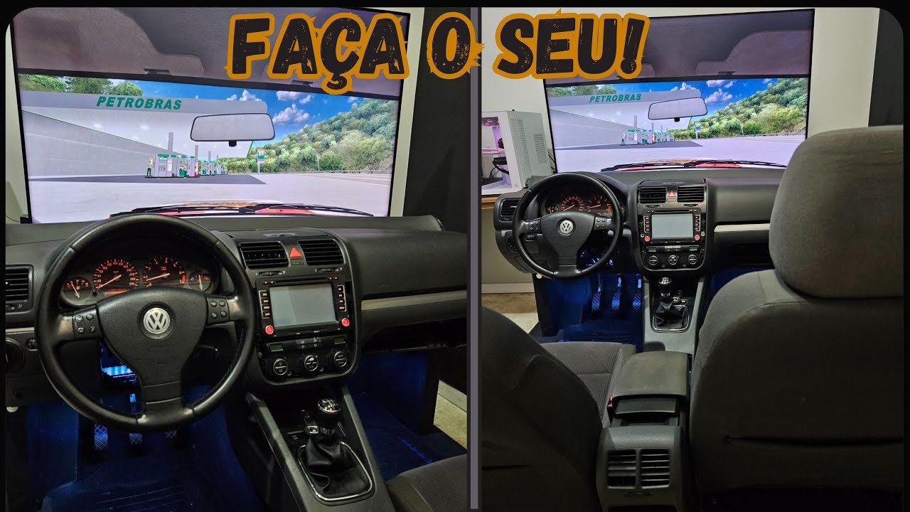 Como fazer um simulador REAL usando peças de carro