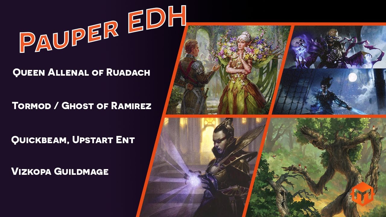 Pauper EDH - Queen Allenal VS Tormod Ramirez VS Quickbeam VS Vizkopa