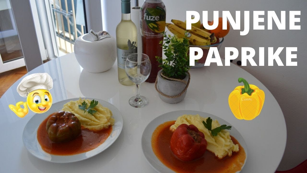 🇭🇷 RECETA DE PIMIENTOS RELLENOS ó PUNJENE PAPRIKE | PERUANA EN CROACIA |