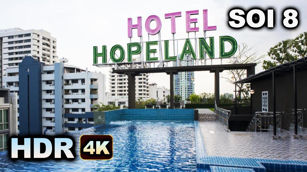 Hope Land Hotel Sukhumvit 8  Bangkok  -  Soi 8 walk to Nana Plaza Hooters Soi 4 and BTS   Thailand