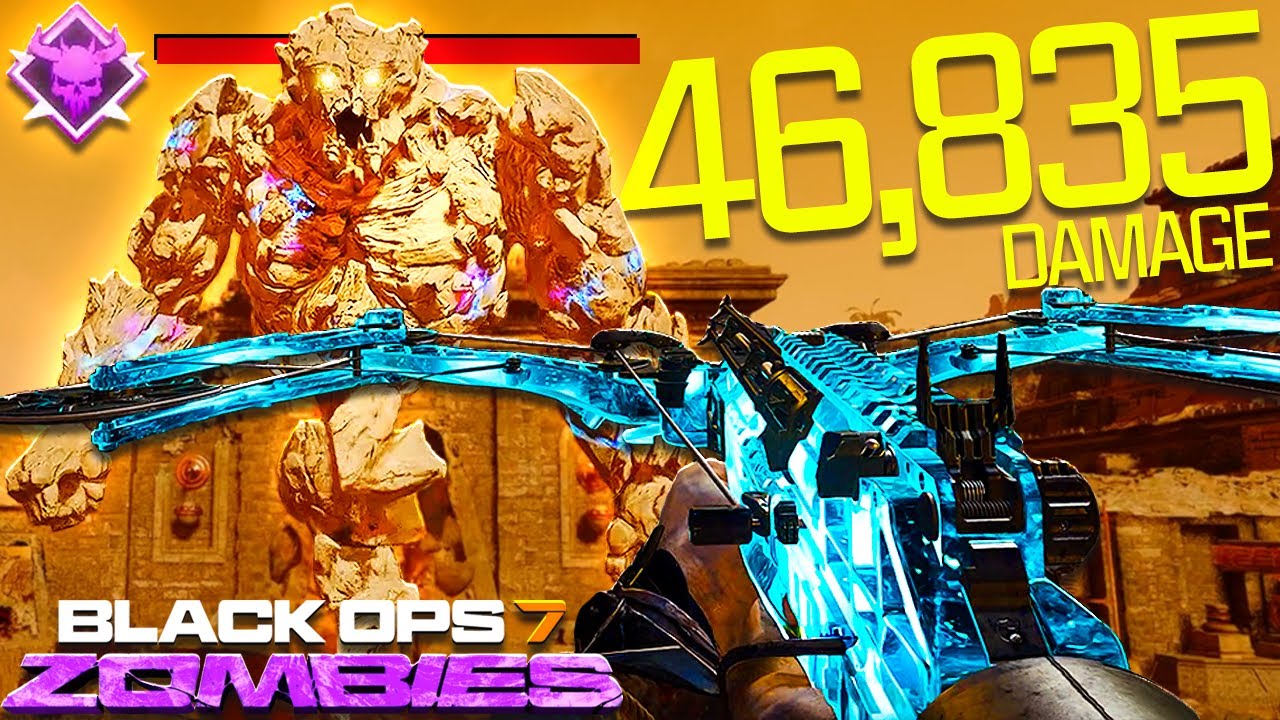Pack-A-Punched Crossbow Deals INSANE Damage (Black Ops 7 Zombies)