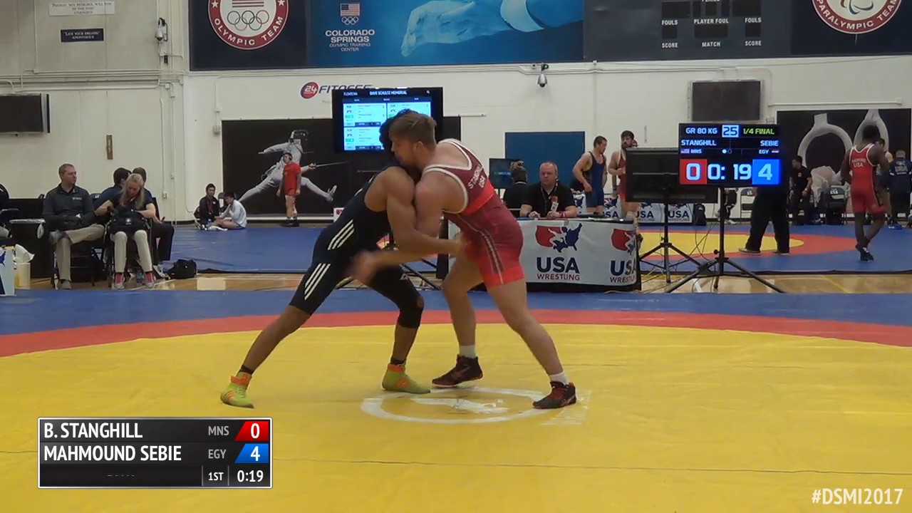 80 1/4 Final - Barrett Stanghill (MN Storm) vs. Mahmound Sebie (Egypt)