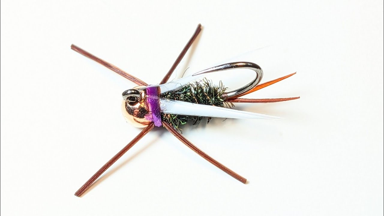 Prince Variant Euro/Jig Nymph. #flytying #flyfishing #euronymphing #nymphs #prince #shotaflies 