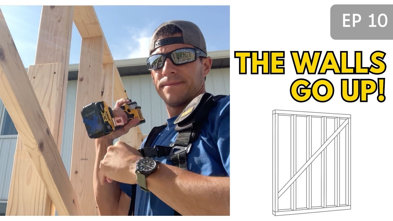 The In-Law Suite Build Ep. 10 | Wall Framing Begins – The Structure Takes Shape