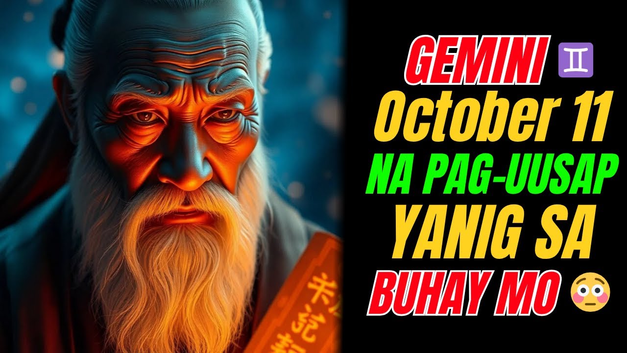 Gemini ♊️ Oktubre 11: May Paparating na Usapan — At Yayanigin Ka Nito 😳📞