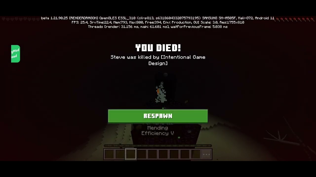 I end in minecraft 😎😎