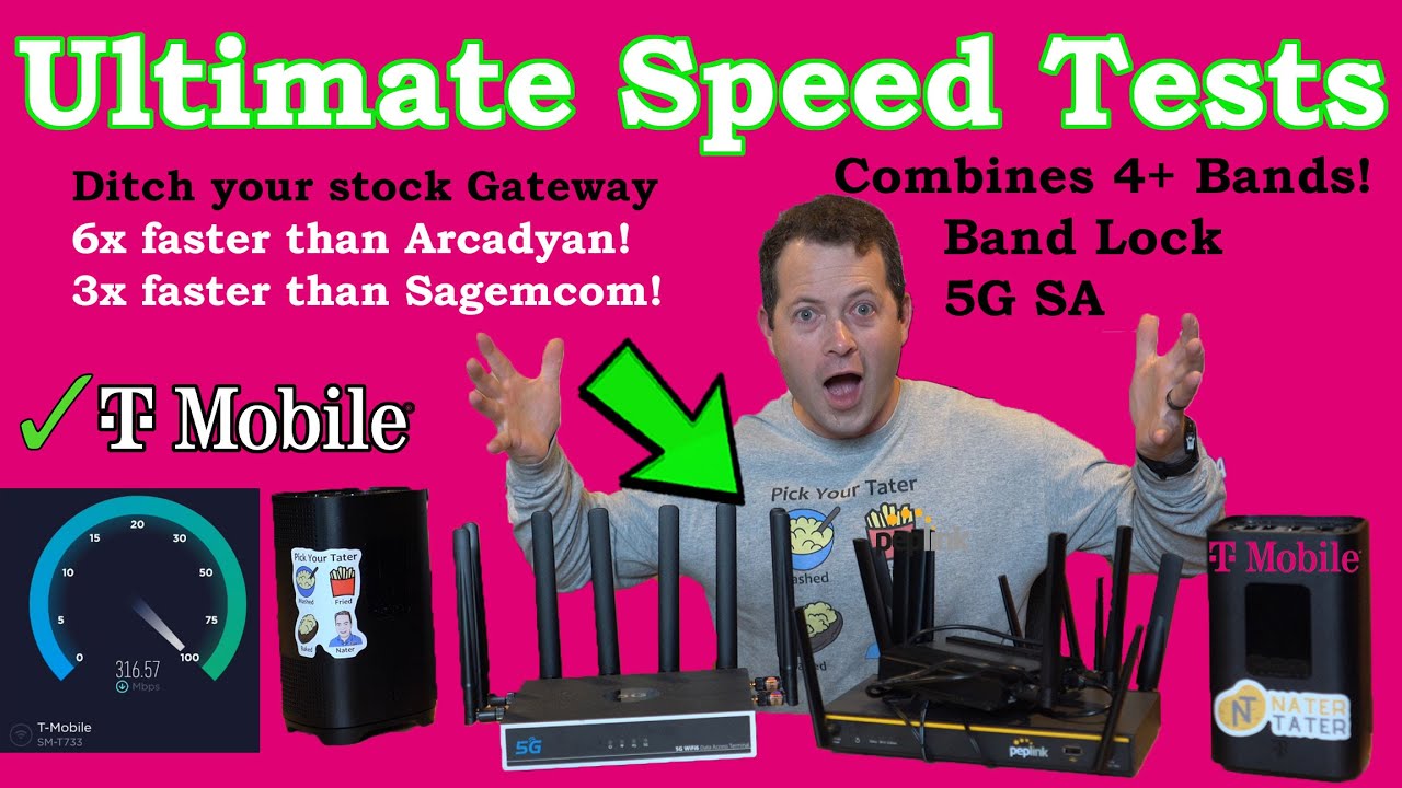 ✅ Ultimate Speed Test!  T-Mobile 5G Home Internet With Peplink Pepwave And Chester Tech Repairs