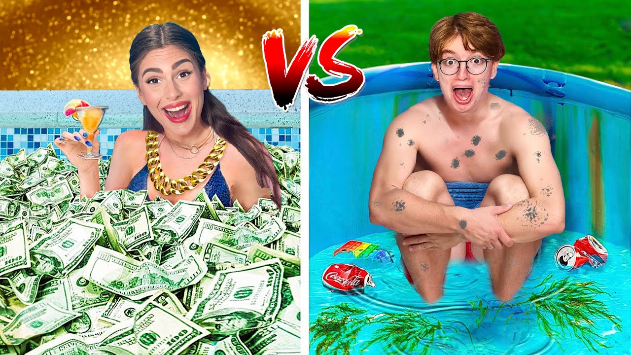 БОГАТЫЙ vs БЕДНЫЙ бассейн !